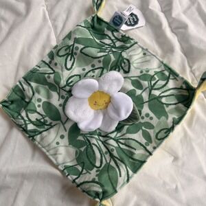 Mary Meyer‎ Sweet Smiling Daisy Soothie Lovey Security Blanket BNWT 10 Inch